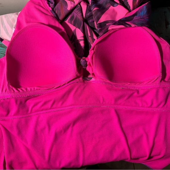 Torrid Flutter Sleeve Skater Swim Dress With Brief Size 1x - Picture 14 of 15